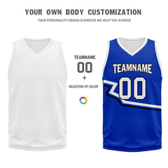 Custom Blue City Edition Personalized Sports Uniform Authentic Basketball Jersey BBJ01-D06101-17