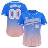 Custom Blue Pink Fade Fashion Personalized Authentic Baseball Jersey BSBJ01-D0a70e0