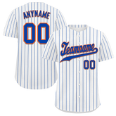 Custom White Classic Style Blue Personalized Authentic Baseball Jersey BSBJ01-bd0fa07