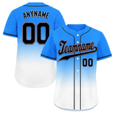 Custom Blue White Fade Fashion Personalized Authentic Baseball Jersey BSBJ01-D0a70ef
