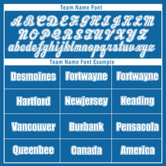 Custom Blue White Jacket Bomber Full-Snap Varsity Letterman Personalized Jacket FZ005-D020255-11