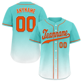 Custom Cyan White Fade Fashion Personalized Authentic Baseball Jersey BSBJ01-D0a70e8