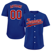Custom Blue Classic Style Red Personalized Authentic Baseball Jersey BSBJ01-bd0fadd