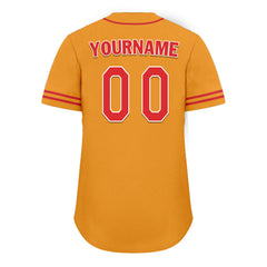 Custom Yellow Classic Style Red Personalized Authentic Baseball Jersey UN002-bd0b00d8-ad