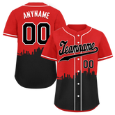 Custom Red Black City Edition Personalized Authentic Baseball Jersey BSBJ01-D017126