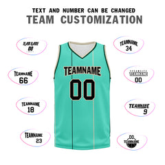 Custom Mint Green Black City Edition Personalized Sports Uniform Authentic Basketball Jersey BBJ01-D06101-4