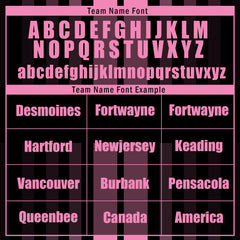 Custom Black Pink Soccer Sets Jersey Personalized SCJ101-D020131-5