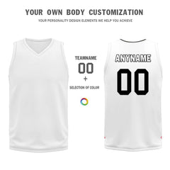 Custom White Rainbow Denver City Edition Personalized Reversible Basketball Set Sports Basketball Jersey BBJ01R-D0610-8-COOLMAX