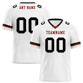 Custom White Black Classic Style Personalized Authentic Football Jersey FBJ02-bd0a700b
