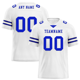 Custom White Classic Style Personalized Authentic Football Jersey FBJ02-bd0a700e