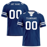 Custom Blue Classic Style Personalized Authentic Football Jersey FBJ02-bd0a70bf