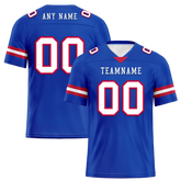 Custom Blue Classic Style Personalized Authentic Football Jersey FBJ02-bd0a70ca