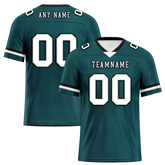 Custom Cyan Classic Style Personalized Authentic Football Jersey FBJ02-bd0a70ab