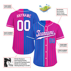 Custom Stripe Fashion Personalized Authentic Baseball Jersey BSBJ01-E06043-11
