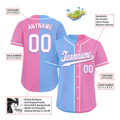 Custom Stripe Fashion Personalized Authentic Baseball Jersey BSBJ01-E06043-16