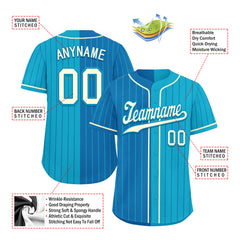 Custom Stripe Fashion Personalized Authentic Baseball Jersey BSBJ01-E06043-23