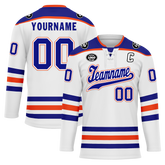 Custom White Blue Personalized Hockey Jersey HCKJ01-D0a70c7