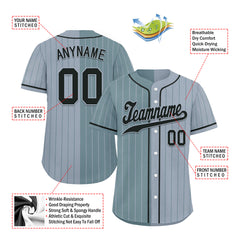 Custom Stripe Fashion Personalized Authentic Baseball Jersey BSBJ01-E06043-20