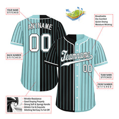 Custom Stripe Fashion Personalized Authentic Baseball Jersey BSBJ01-E06043-28