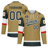 Custom Yellow Personalized Hockey Jersey HCKJ01-D0a70de