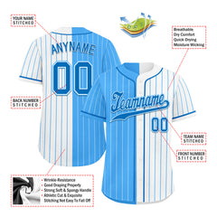 Custom Stripe Fashion Personalized Authentic Baseball Jersey BSBJ01-E06043-2