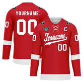 Custom Red White Personalized Hockey Jersey HCKJ01-D0a70ac