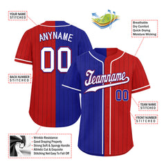 Custom Stripe Fashion Personalized Authentic Baseball Jersey BSBJ01-E06043-7