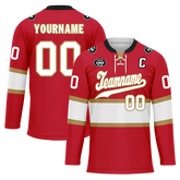 Custom Red White Personalized Hockey Jersey HCKJ01-D0a70ae