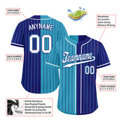 Custom Stripe Fashion Personalized Authentic Baseball Jersey BSBJ01-E06043-13