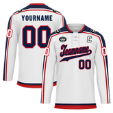 Custom White Personalized Hockey Jersey HCKJ01-D0a70fa