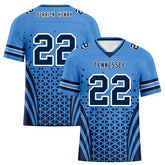 Custom Blue Deep Blue Tennessee Personalized Authentic Football Jersey FBJ02-D023033-32