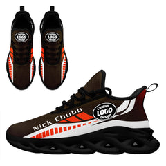 Custom Brown Orange White Cleveland Maxsoul Shoes Personalized Sneaker FN003-D020325-8