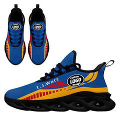 Custom Blue Yellow Pittsburgh Maxsoul Shoes Personalized Sneaker FN003-D020325-30
