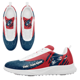 Personalized Football Fan Golf Sneakers, Comfortable & Team-Spirited Golf Shoes, Your Team, Your Shoes