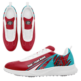 Personalized Gridiron Golf Shoes , Lightweight & Sporty Golf Shoes, For True Fans on the Green