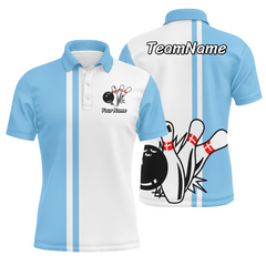 Personalized Bowling Team Polo Shirt, Custom Name & Logo Sports Jerseys PR044-250621-35