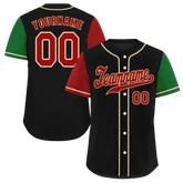 Custom Black Two Tone Brown Authentic Baseball Jersey