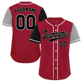 Custom Brown Two Tone Black Authentic Baseball Jersey