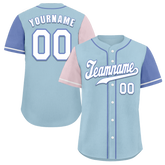 Custom Aqua Two Tone White Authentic Baseball Jersey