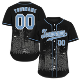 Custom Black City Edition Aqua Authentic Baseball Jersey BSBJ0a-bc0fbbf