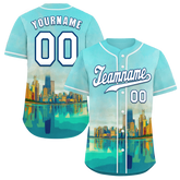 Custom Aqua City Edition White Authentic Baseball Jersey BSBJ0a-bc0fbd0