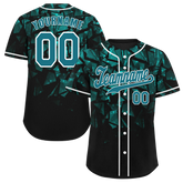 Custom Black 3D Pattern Aqua Authentic Baseball Jersey BSBJ0a-bc0fbdb