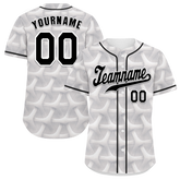 Custom White 3D Pattern Black Authentic Baseball Jersey BSBJ0a-bc0fbde