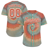 Custom Orange Tie Dye Orange Authentic Baseball Jersey BSBJ0a-bc0fbed