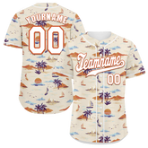 Custom Orange Hawaii White Authentic Baseball Jersey BSBJ0a-bc0fbf8