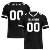 Custom Black Classic Style White Personalized Authentic Football Jersey FBJ02-bc0f00a