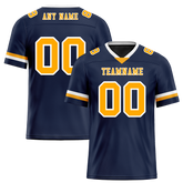 Custom Black Classic Style Orange Personalized Authentic Football Jersey FBJ02-bc0f00c