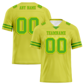 Custom Yellow Sleeve Stripes Green Personalized Authentic Football Jersey FBJ02-bc0f0d9