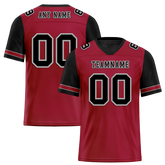Custom Brown Black Two Tone Black Personalized Authentic Football Jersey FBJ02-bc0fa0d