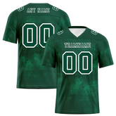 Custom Green Graffiti Pattern Green Personalized Authentic Football Jersey FBJ02-bc0fabb
